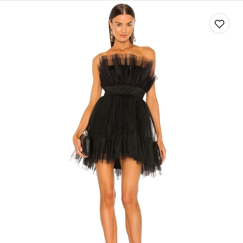 Katie May Elle Dress in black, size small. Only worn one time!